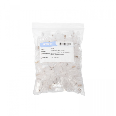 Коннектор универсальный NTSS RJ45 UTP 8Р8С 5е