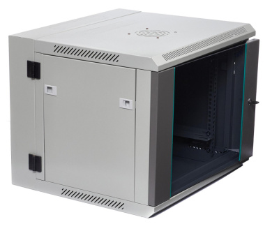 изображениеC126054GWTWOF | Шкаф телекоммуникационный 19 дюймов 12U 600х540мм настенный серый