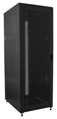 изображениеD4260100BWTWOF | Шкаф телекоммуникационный напольный 42U 19" серверный 600х1000 черный, дверь перфорация