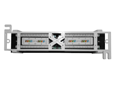 изображениеПатч-панель настенная MINI, UTP, 10", 12 портов RJ45, cat.5е, 1U, Dual Type, "L"