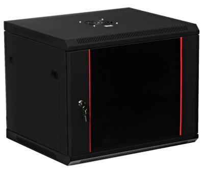 изображениеC096045BWTWOF | Шкаф телекоммуникационный настенный 9U 600x450 черный