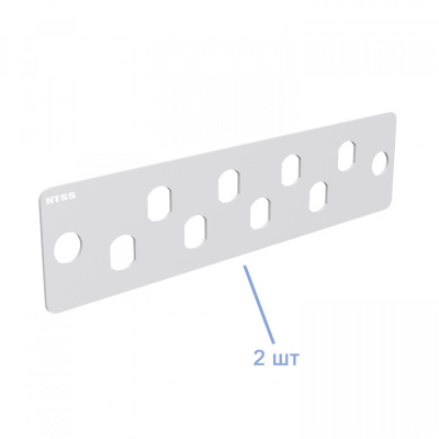 Кросс NTSS оптический настенный, укомплектованный, 12 портов ST/UPC, 62.5/125 мкм (планки, сплайс-кассета, пигтейлы, КДЗС, адаптеры) серый RAL 7035