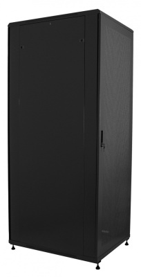 изображениеD2560100BWTWOF | Шкаф телекоммуникационный напольный 25U 19" серверный 600х1000 черный, дверь перфорация