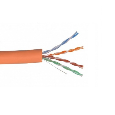 картинка витая пара u/utp сat 5e pvc нг(а)-ls 4х2 awg24 standard indoor 305м | uu.c5e.2.04.2.1
