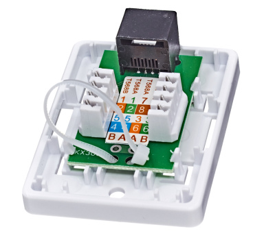 Розетка 1хRJ-45 8P8C