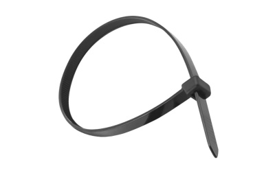 07-0201-4 REXANT Хомут-стяжка кабельная нейлоновая 200x2,5 мм, чёрная, упаковка 100 шт.