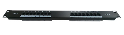 изображениеПатч-панель 19", 1U, 16 портов RJ-45, 5E WT-2064-16P