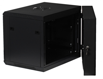 изображениеC096054BWTWOF | Шкаф телекоммуникационный настенный 9U 600x540 черный