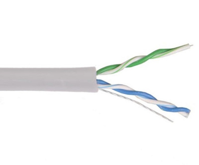 картинка витая пара  u/utp сat 5e pvc 2х2 awg24 medium indoor 500м | uu.c5e.1.02.3.1