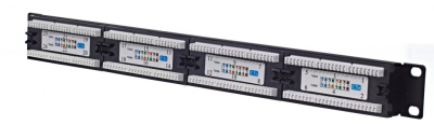 изображениеПатч-панель 19", 24 порта RJ-45, категория 5Е, Krone IDC