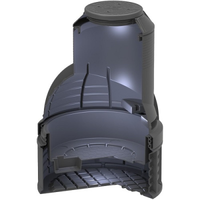 Колодец КС-7 H1800 мм с крышкой D 560 мм от ооо комтел 