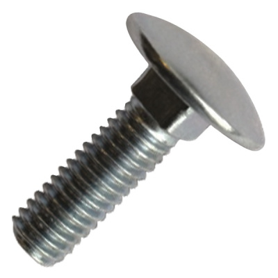 Винт с гладкой головкой и квадратным подголовником М6х20 изображение