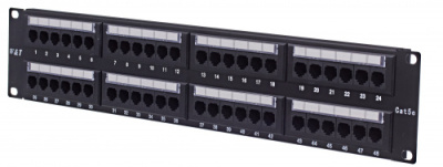 изображениеПатч-панель 19", 48 портов RJ-45, категория 5Е, Krone IDC 2U