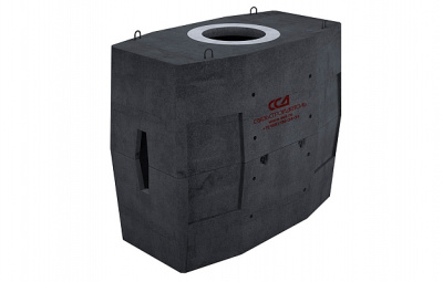 Колодец ККСр-4-80 ГЕК-ССД (В25) в битумно-латексной гидроизоляции от ооо комтел 