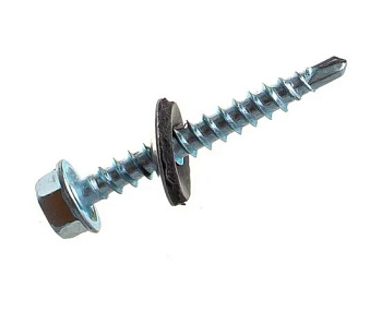 Шуруп-саморез кровельный оцинкованный 4,8х38 мм изображение