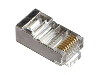Вилка компьютерная FTP, RJ-45, 8P8C, кат.5е, универсальная уп.100шт
