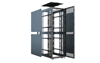 изображениеШкаф телеком. напольный серверный ЦОД 19",45U(800x1000) , ШТ-НП-СЦД-45U-800-1000-П2П передняя дверь перфорированная,задняя перф.двойная. без стенок