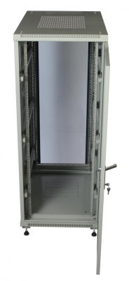 изображениеB336080GWTWOF | Шкаф телекоммуникационный напольный 33U 19" серверный 600х800 серый, дверь стекло
