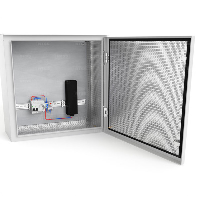 изображение19" настенный термошкаф 6U 600x500мм с обогревом 100W, IP55