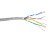 картинка кабель utp4 cat.5е, одножильный, 305м, cu, проходит fluke тест, серый, netko optima silver