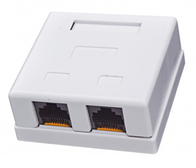 Розетка 2хRJ-45 8P8C