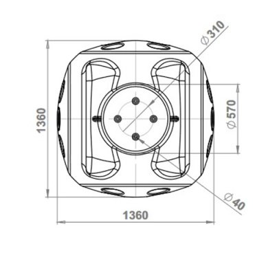 110104-00014 | Колодец пластиковый кабельный ККТ-2-ССД с металлокаркасом от ооо комтел 