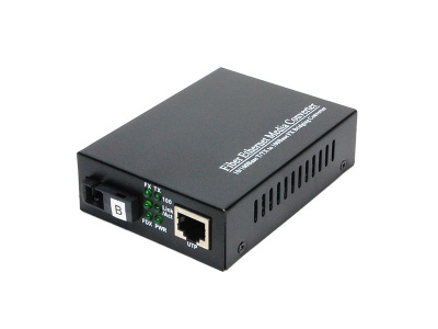 SK-MC-W55(31)-10/100-20 | Оптический медиаконвертер 10/100Base-TX - 100Base-FX, одноволоконный, 1550 нм, 20 км