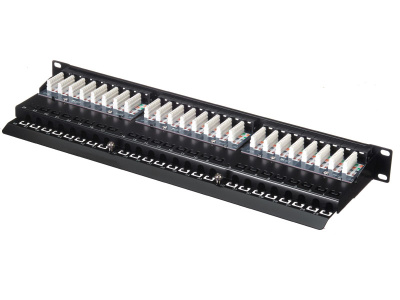 изображениеПатч-панель UTP, 19", 48 портов RJ45, cat.5е, 1U, Dual Type, компактная, NETKO Expert CKC