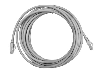 Патч-корд UTP4 cat.6a, 5.0м, литой коннектор, серый, LSZH, NETKO Expert CKC
