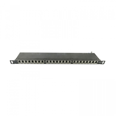 изображениеПатч-панель NTSS PREMIUM 0.5U 24 порта RJ45 FTP cat.6A, Krone IDC (инструмент в комплекте) с задним кабельным органайзером