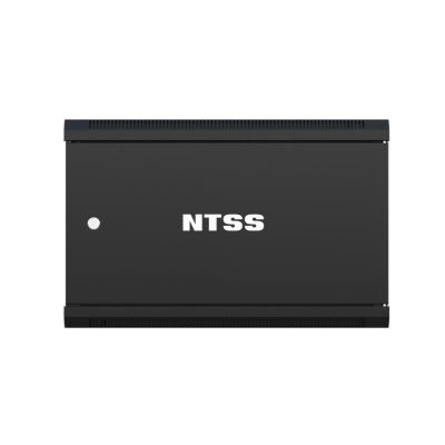изображениеШкаф настенный телекоммуникационный NTSS W 6U 600х600х370мм, 2 профиля 19, дверь сплошная металл, боковые стенки съемные, разобранный, черный RAL 9005