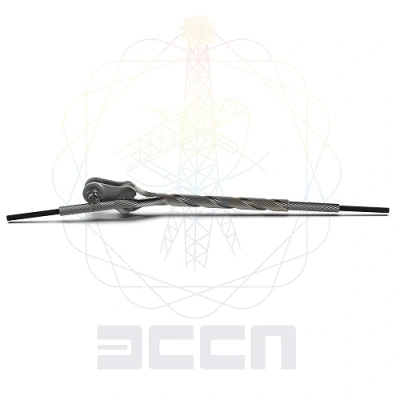 Зажим натяжной НСО-14,5/14,8П-01 (40) с протектором и коушем К 70 от ооо комтел 