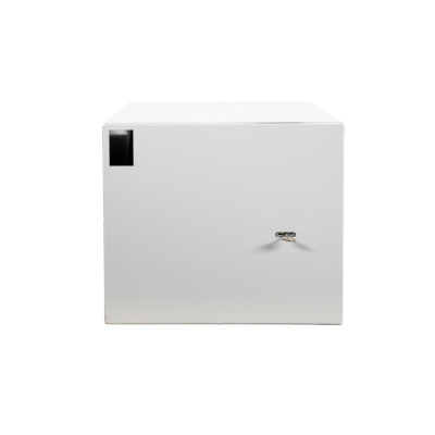 изображениеШкаф настенный антивандальный пенал NTSS WAP 9U 600×400мм, 2 профиля 19, сварной, серый RAL 7035