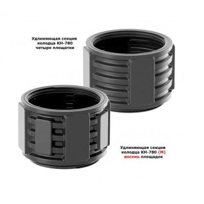 Колодец КН-780 (М)/1600 с крышкой D 560 от ооо комтел 