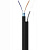 картинка витая пара f/utp сat 5e pe 2х2х0,52 premium outdoor трос 1.2кн 500м | fu.c5e.4.02.5.9.т1.2