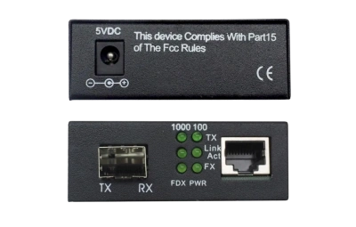 121007-00131 | Медиаконвертер 10/100/1000-Base-T / 1000Base-X с SFP-портом