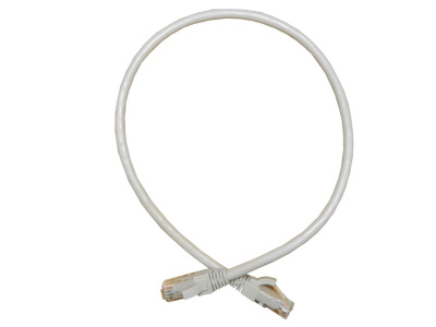 Патч-корд UTP4 cat.6, 5.0м, литой коннектор, серый, Netko CKC