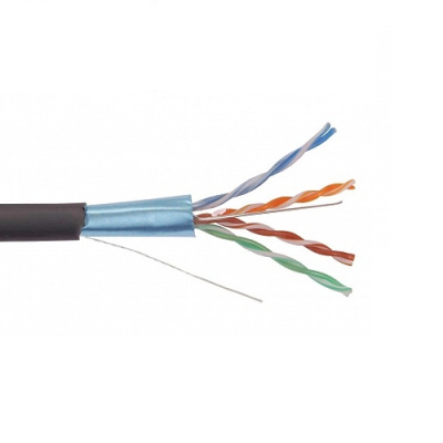 картинка витая пара f/utp сat 5e pe 4х2 awg24 medium outdoor 305м | fu.c5e.4.04.3.9