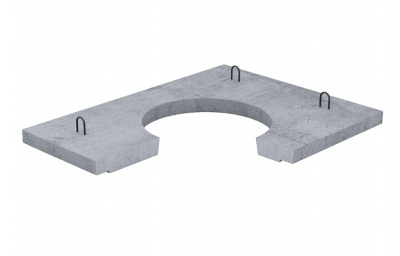 Плита перекрытия колодца ККСр-1-10(80) (В20) от ооо комтел 