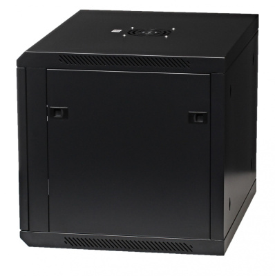 изображениеC096045BWTWOF | Шкаф телекоммуникационный настенный 9U 600x450 черный