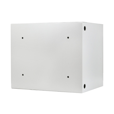 изображениеШкаф настенный антивандальный распашной NTSS WAR 10U 600×500мм, 2 профиля 19, сварной, серый RAL 7035