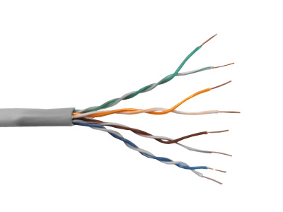 картинка кабель внутренний u/utp cat 5е pvc 4х2х0,52
