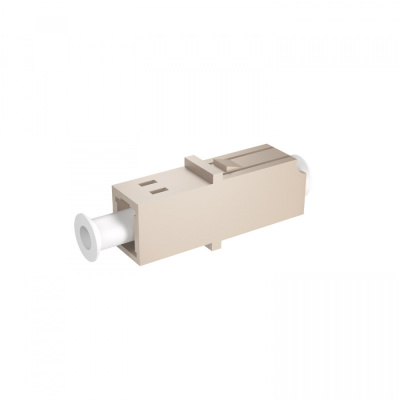 Адаптер оптический NTSS симплекс LC mm (слоновая кость)