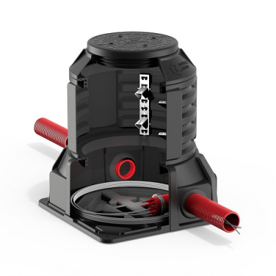 Колодец оперативного доступа КОД 2 H1100 с крышкой D 560 мм от ооо комтел 