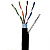 картинка витая пара f/utp сat 5e pe 4х2х0,52 premium outdoor трос 1.2кн 305м | fu.c5e.4.04.5.9.т1.2