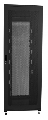 изображениеD4260100BWTWOF | Шкаф телекоммуникационный напольный 42U 19" серверный 600х1000 черный, дверь перфорация
