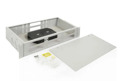 КТ-КС-2U-48-SCA | Кросс оптический стоечный укомплектованный на 48 портов SC/APC, 2U