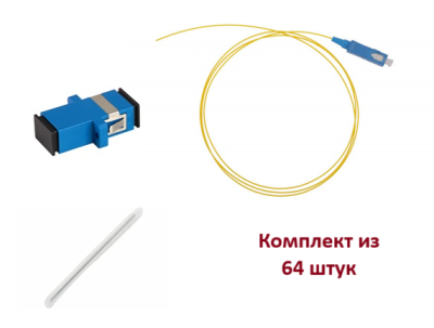 КТ-КС-3U-64-SCU | Кросс оптический стоечный укомплектованный на 64 порта SC/UPC, 3U