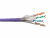 картинка кабель s/ftp4 cat.7, 4 пары, 23 awg bc, экранированный, 305м, нг(а)-hf lszh - малодымный, не содержащий галогенов; фиолетовый; одножильный, fluke test, netko expert скс