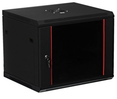 изображениеC096050BWTWOF | Шкаф телекоммуникационный настенный 9U 600x500 черный